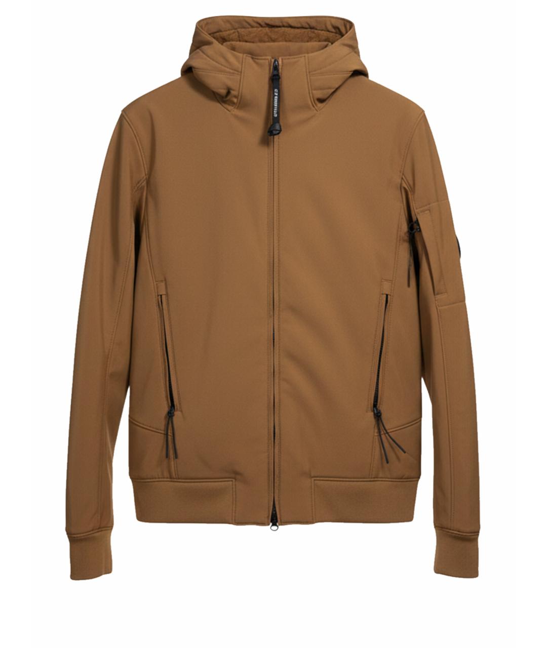 CP COMPANY Коричневая полиэстеровая куртка, фото 1