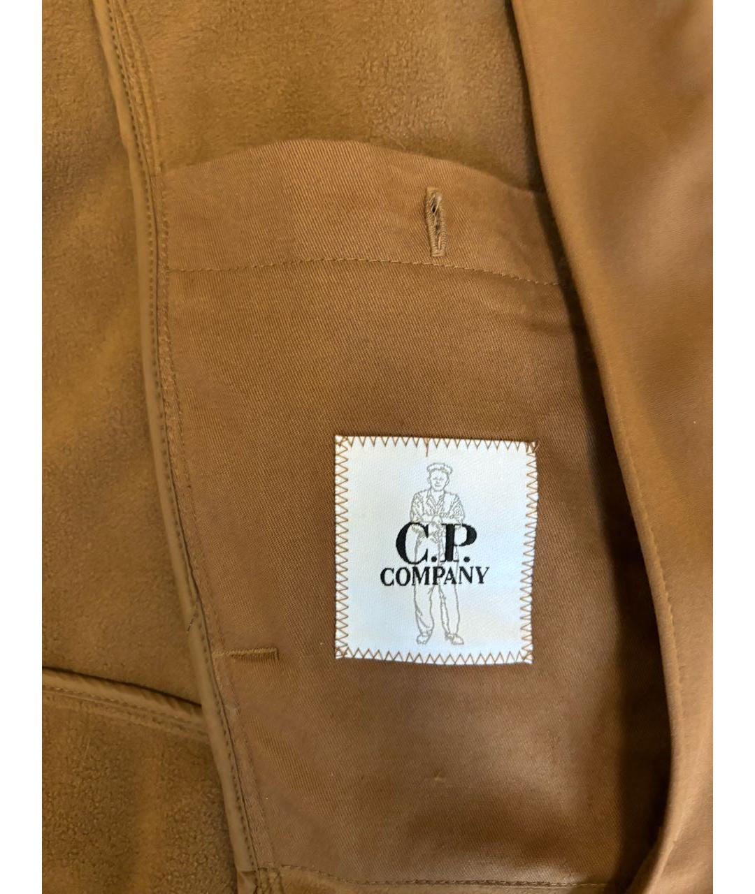 CP COMPANY Коричневая полиэстеровая куртка, фото 5