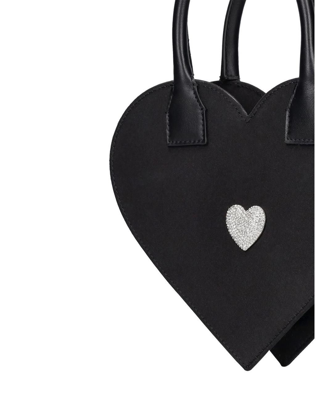 MACH&MACH Черная тканевая сумка через плечо, фото 4