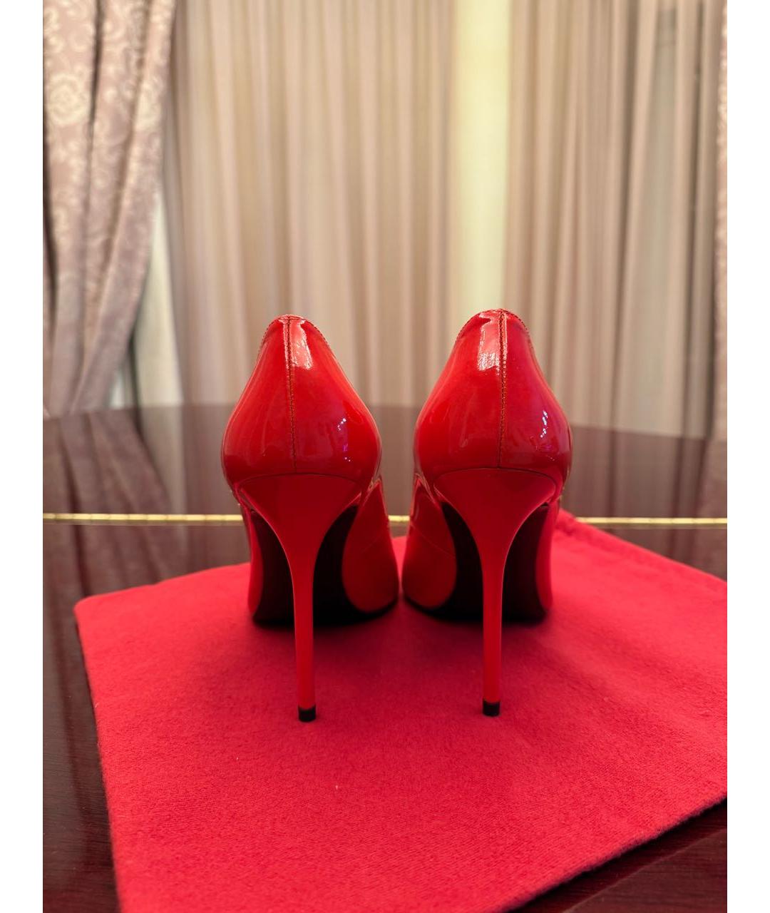 STUART WEITZMAN Красные туфли из лакированной кожи, фото 4