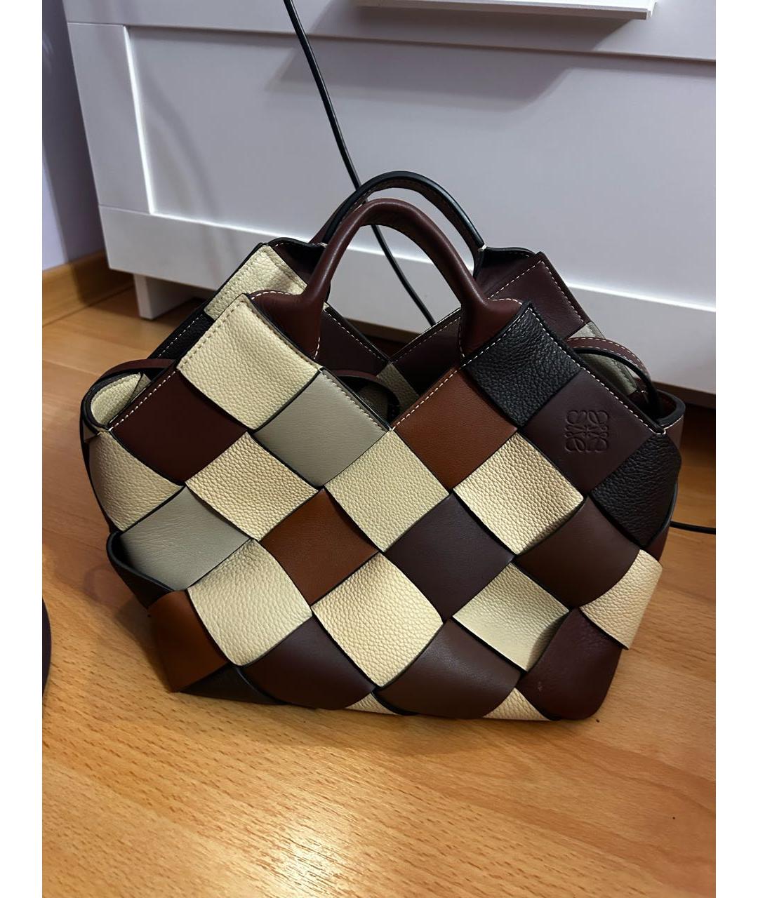 LOEWE Мульти кожаная сумка тоут, фото 4