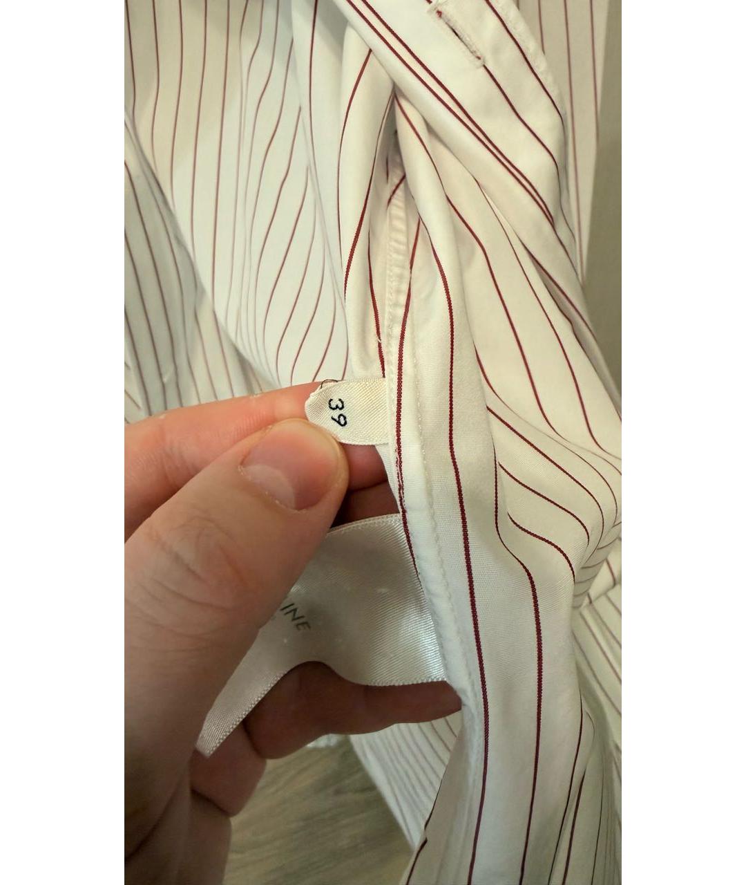 CELINE Белая хлопковая кэжуал рубашка, фото 6