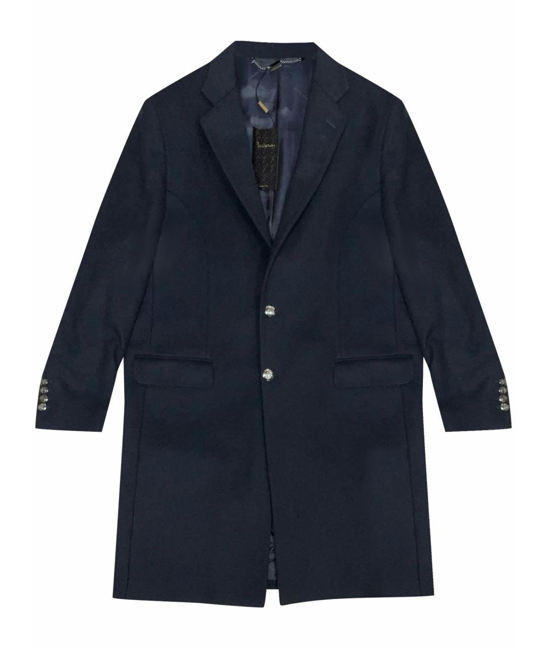 BILLIONAIRE Синее шерстяное пальто, фото 1