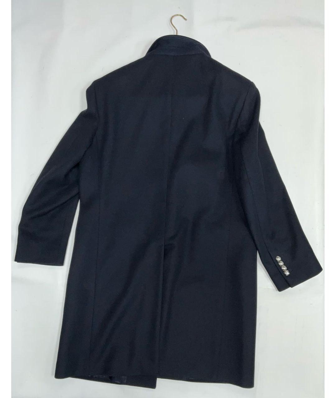 BILLIONAIRE Синее шерстяное пальто, фото 3