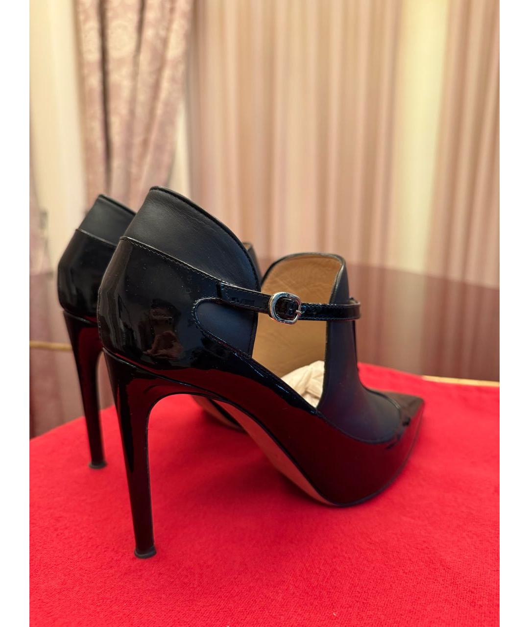 VALENTINO Черные туфли из лакированной кожи, фото 5