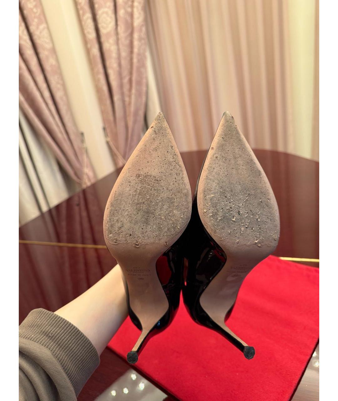 VALENTINO Черные туфли из лакированной кожи, фото 6