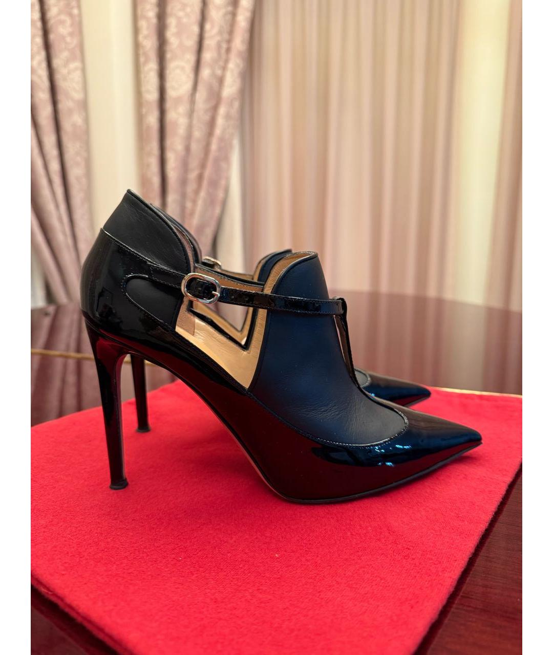 VALENTINO Черные туфли из лакированной кожи, фото 7