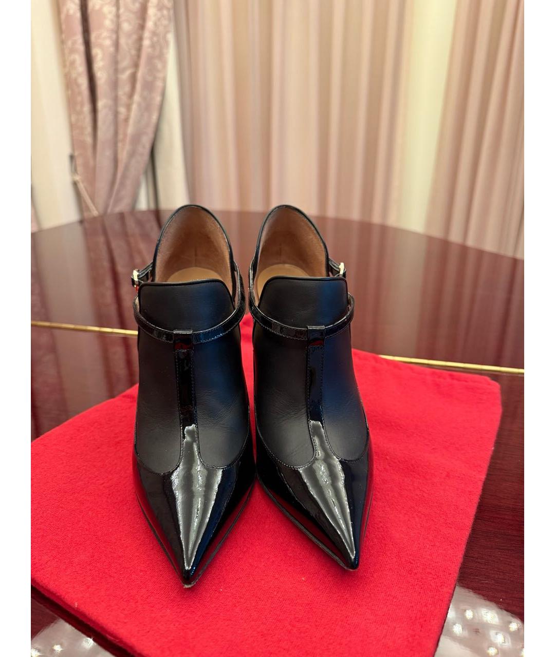 VALENTINO Черные туфли из лакированной кожи, фото 2