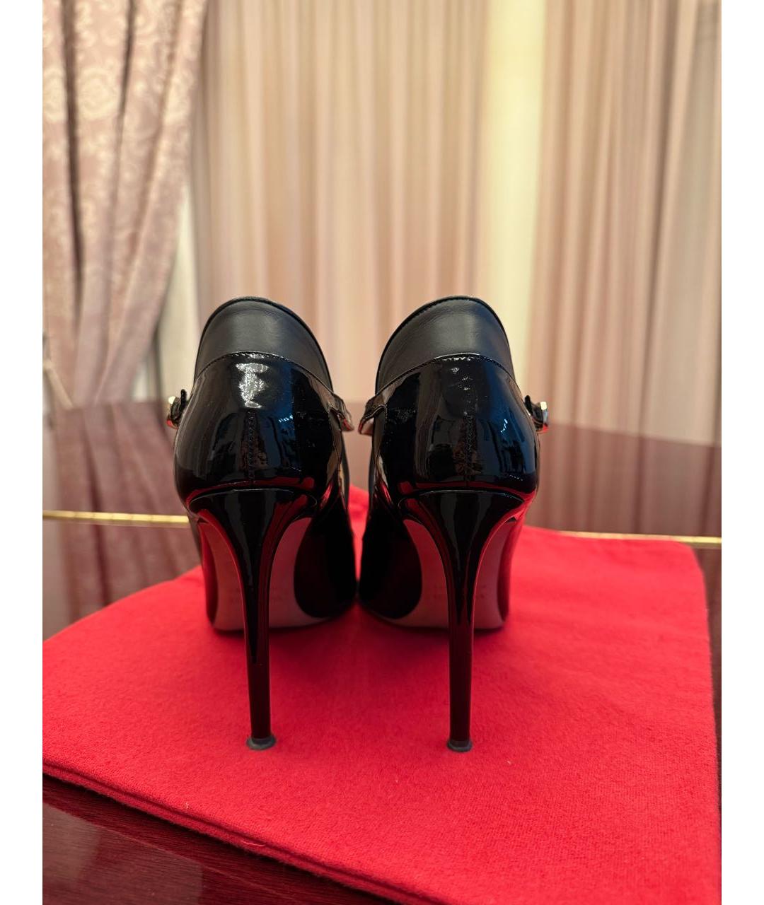 VALENTINO Черные туфли из лакированной кожи, фото 4