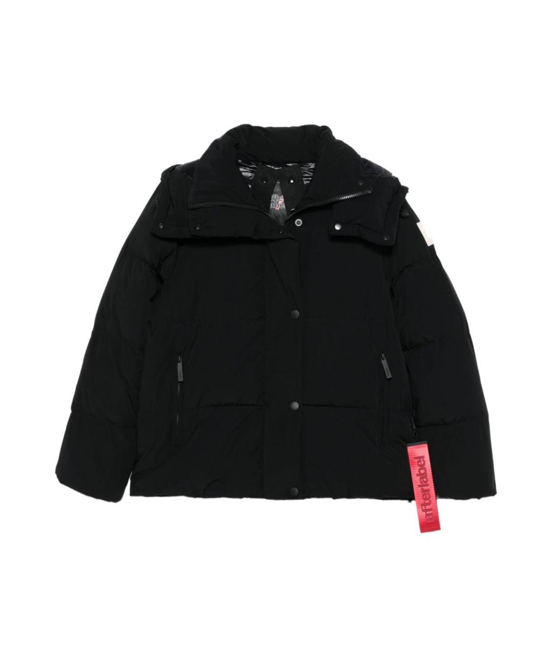 AFTER LABEL Черный полиамидовый пуховик, фото 1