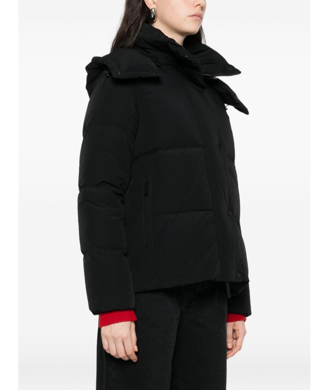 AFTER LABEL Черный полиамидовый пуховик, фото 3