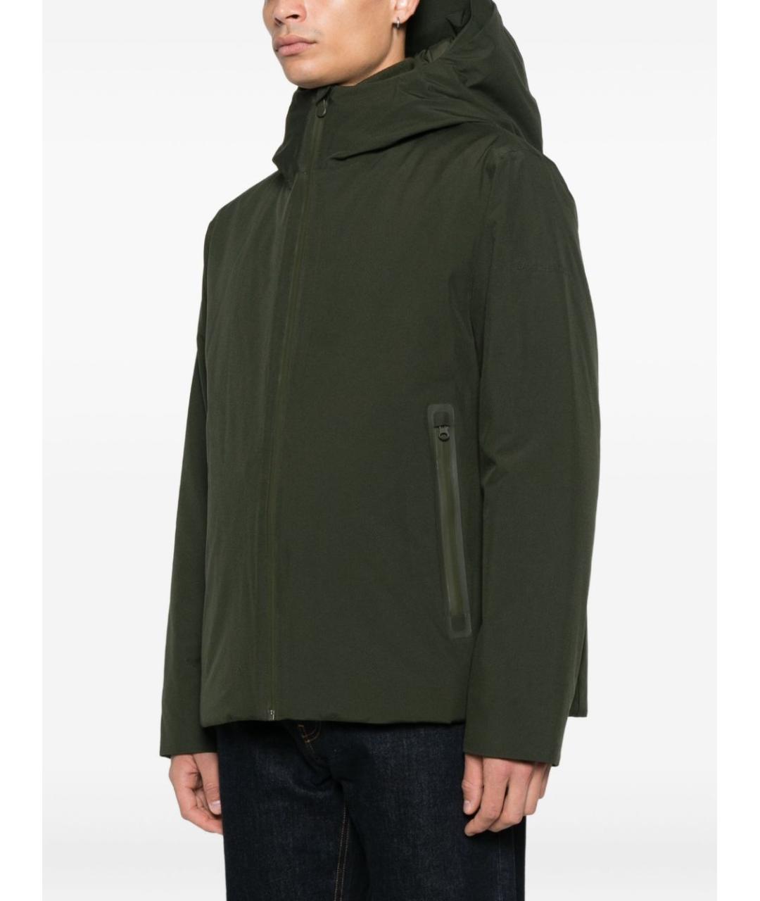 SAVE THE DUCK Зеленая полиэстеровая куртка, фото 2