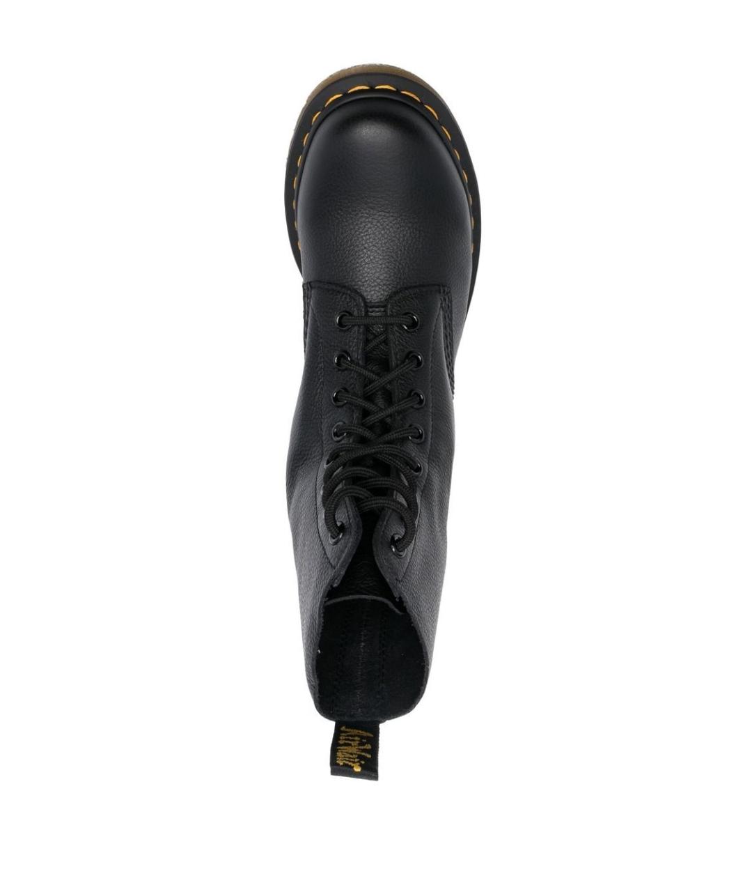 DR. MARTENS Черные кожаные ботинки, фото 3