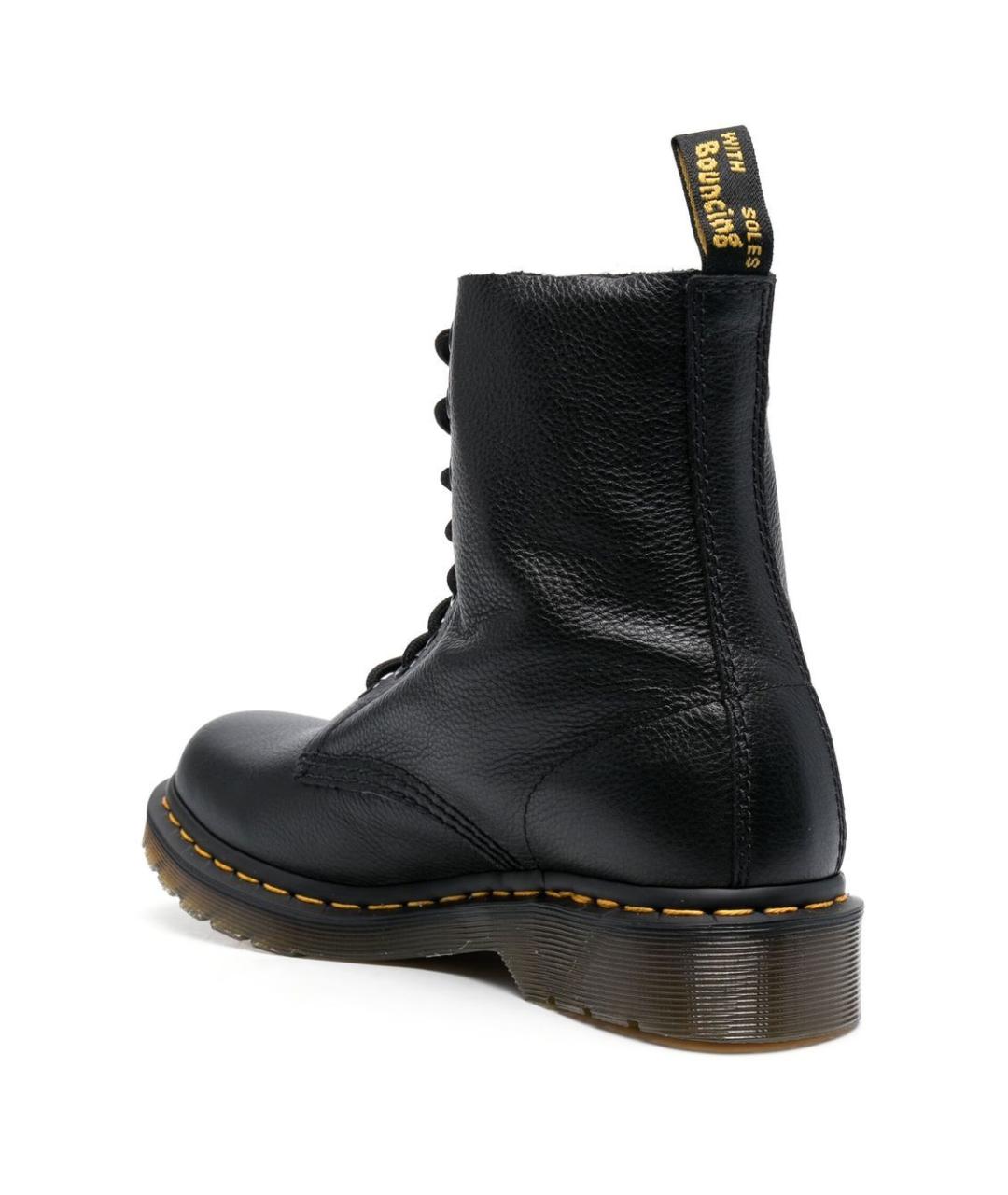 DR. MARTENS Черные кожаные ботинки, фото 2