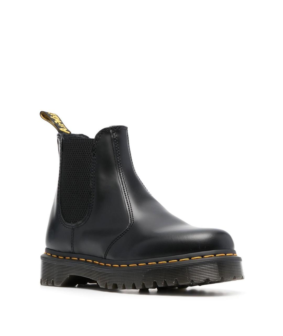 DR. MARTENS Черные кожаные ботинки, фото 3
