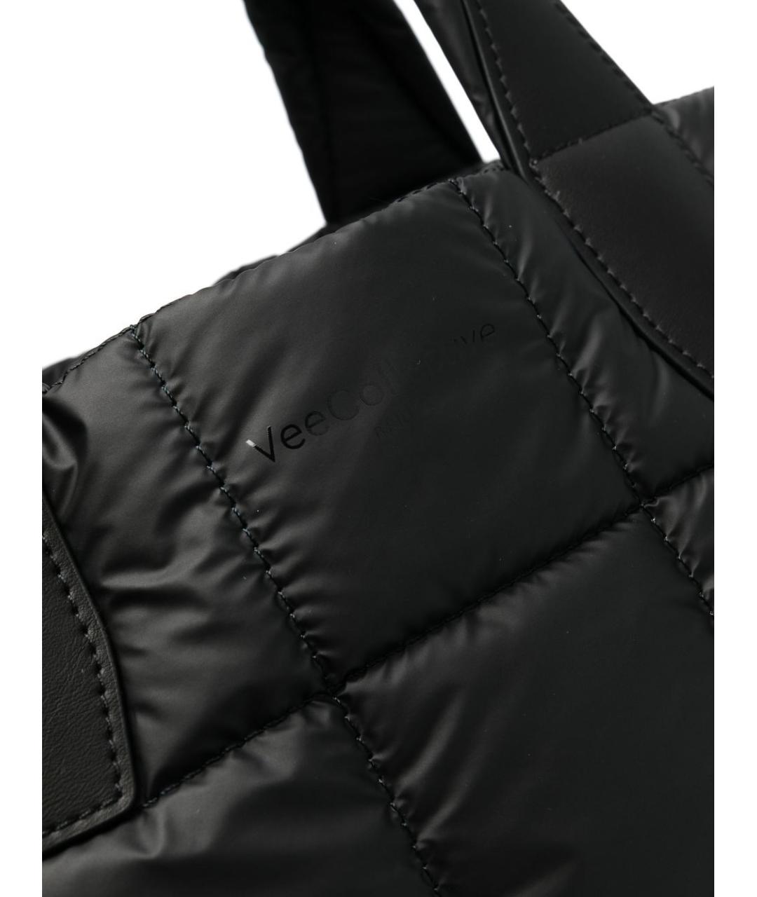 VEECOLLECTIVE Черная тканевая сумка тоут, фото 2