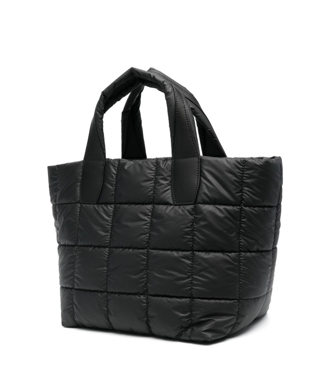 VEECOLLECTIVE Черная тканевая сумка тоут, фото 4