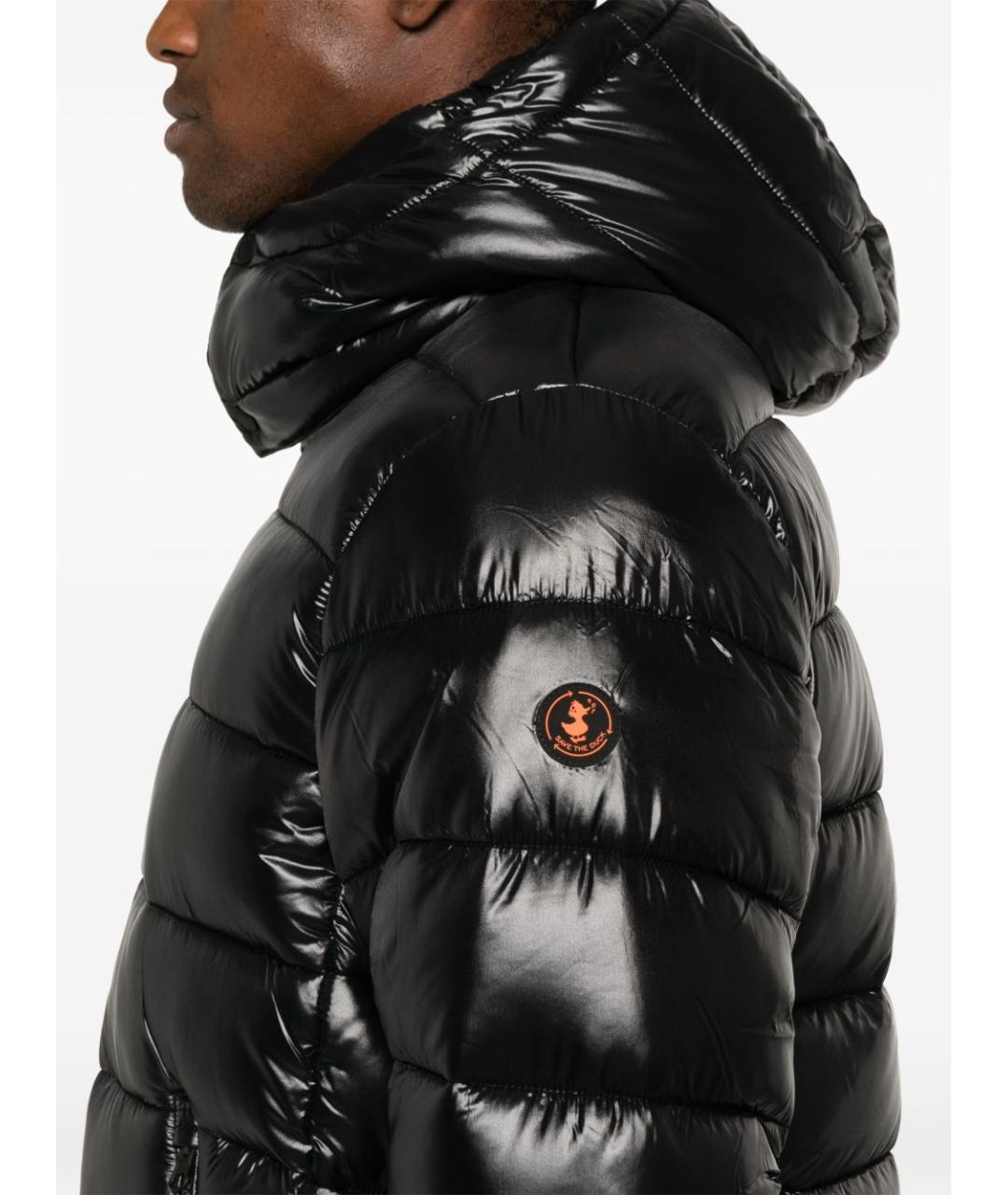 SAVE THE DUCK Черная полиамидовая куртка, фото 3
