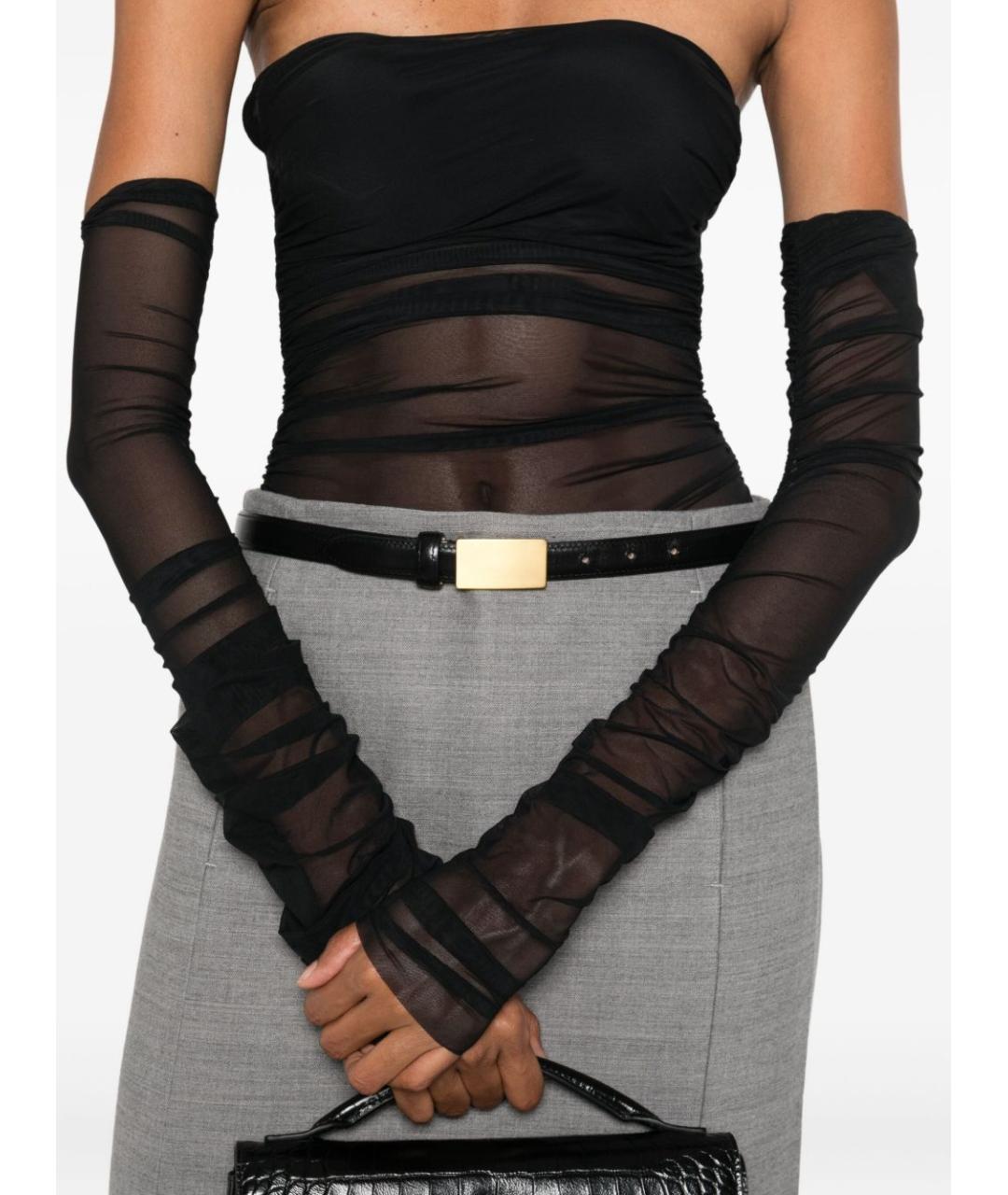 AMAZUIN Черная полиамидовая майка, фото 6