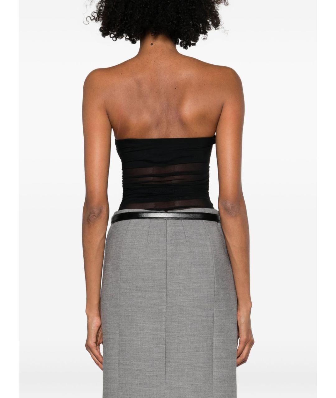 AMAZUIN Черная полиамидовая майка, фото 3