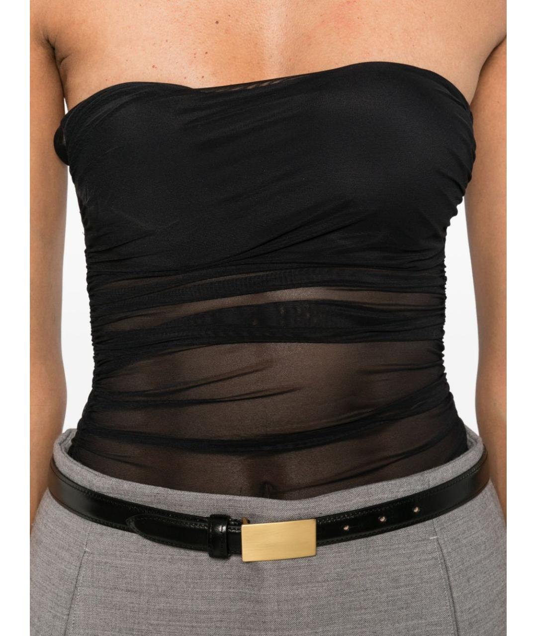 AMAZUIN Черная полиамидовая майка, фото 5