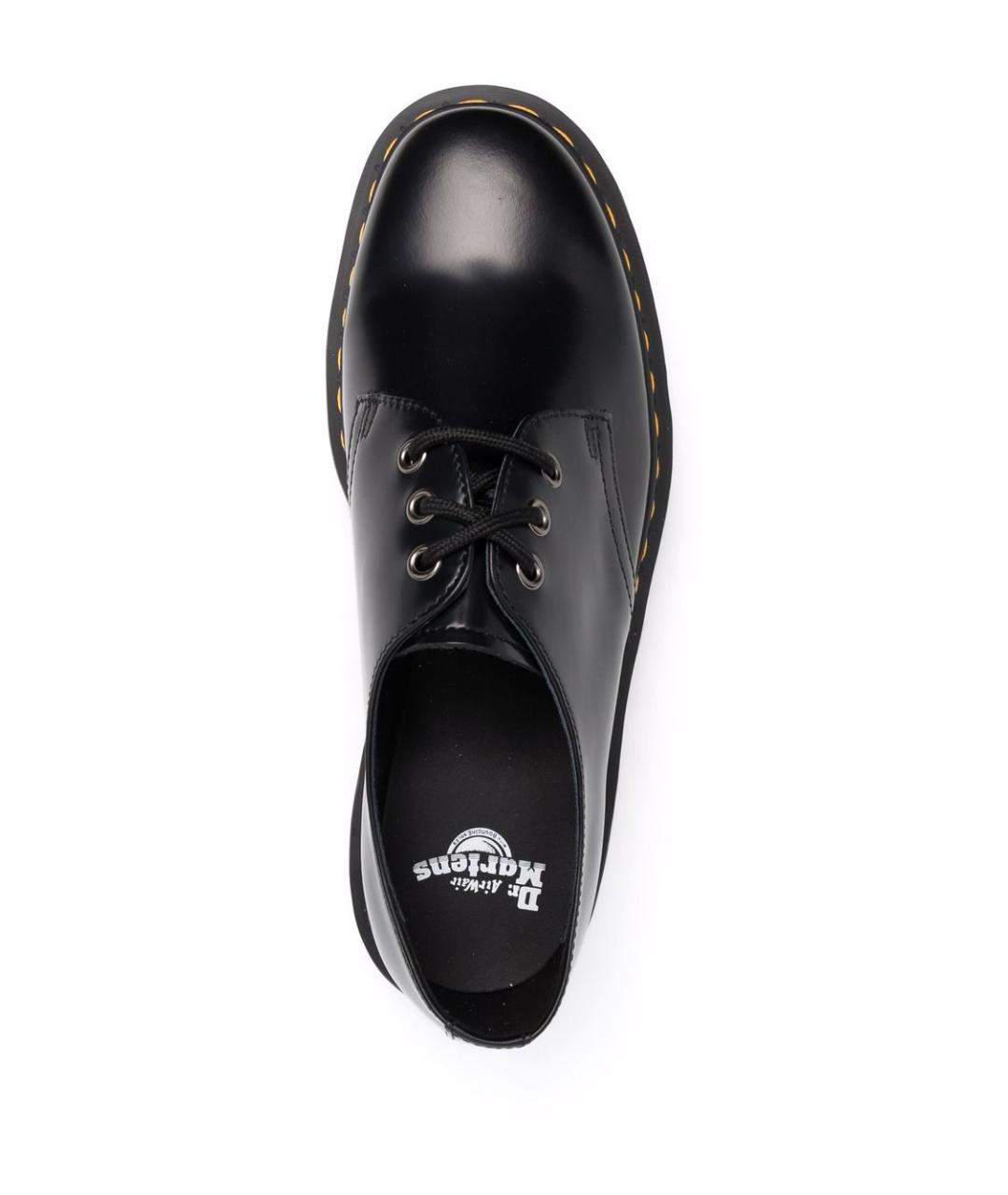 DR. MARTENS Черные кожаные ботинки, фото 2