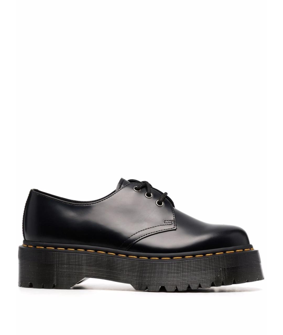 DR. MARTENS Черные кожаные ботинки, фото 1