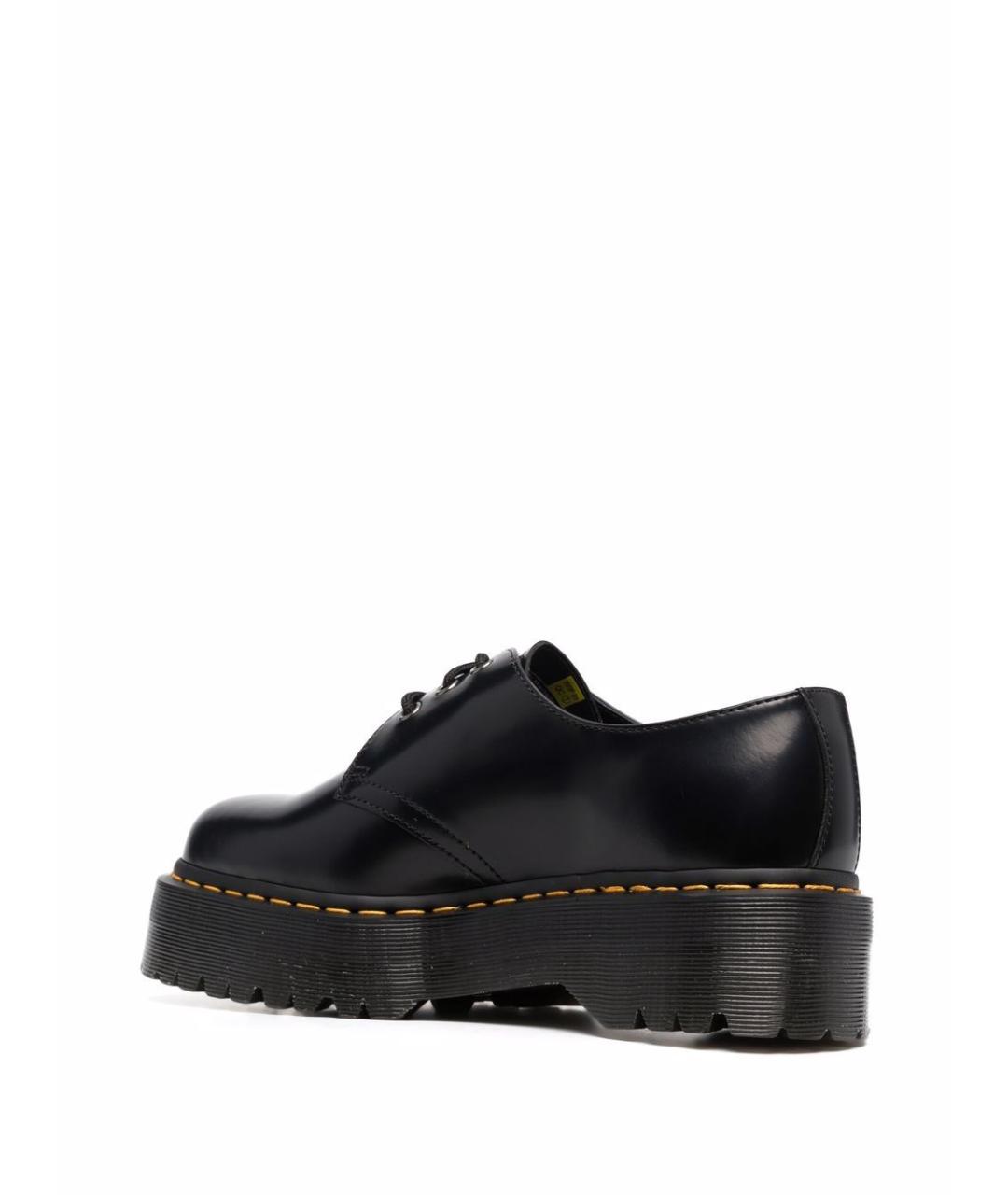 DR. MARTENS Черные кожаные ботинки, фото 4