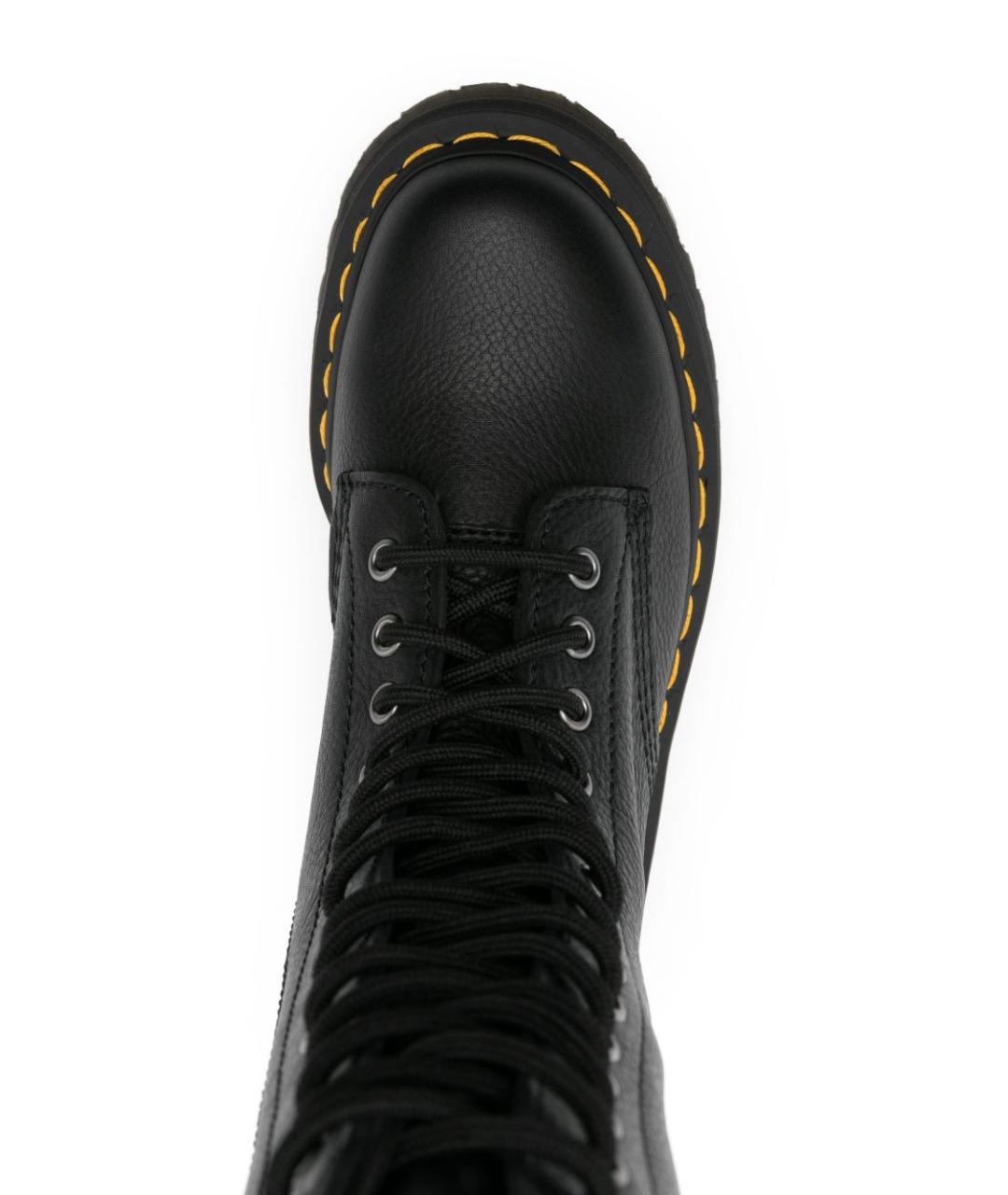 DR. MARTENS Черные кожаные ботинки, фото 2