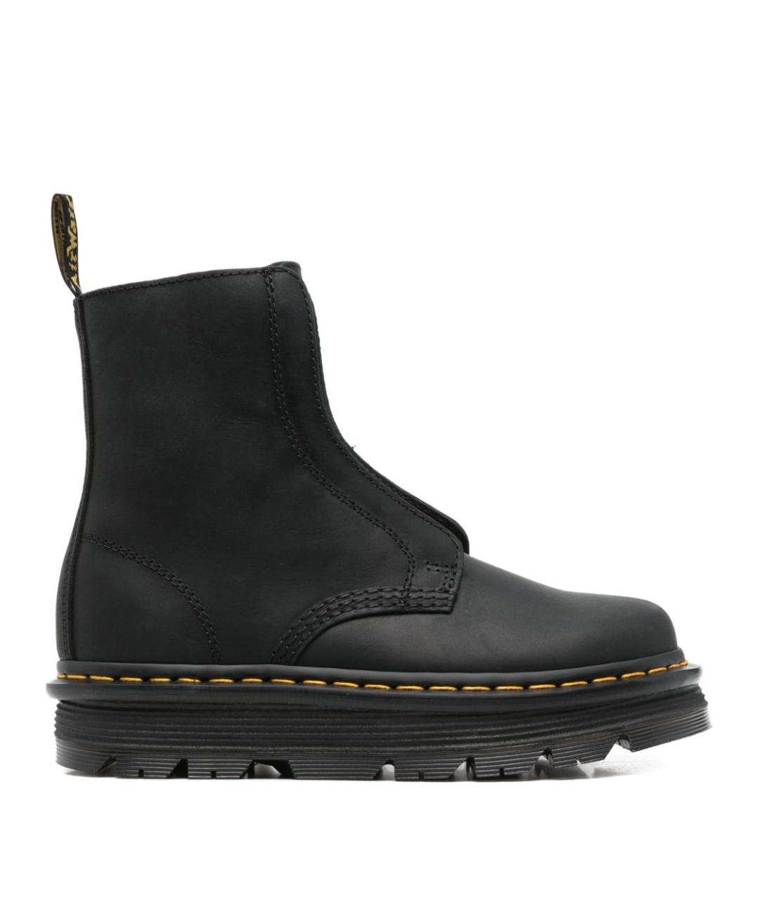 DR. MARTENS Черные кожаные ботинки, фото 1