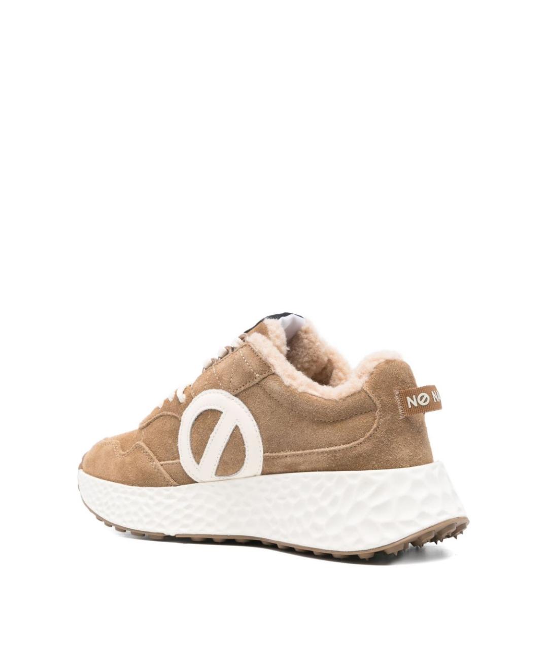 NO NAME Бежевые замшевые кроссовки, фото 3