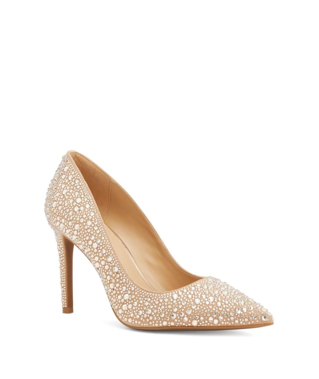 MICHAEL KORS Золотые синтетические туфли, фото 4