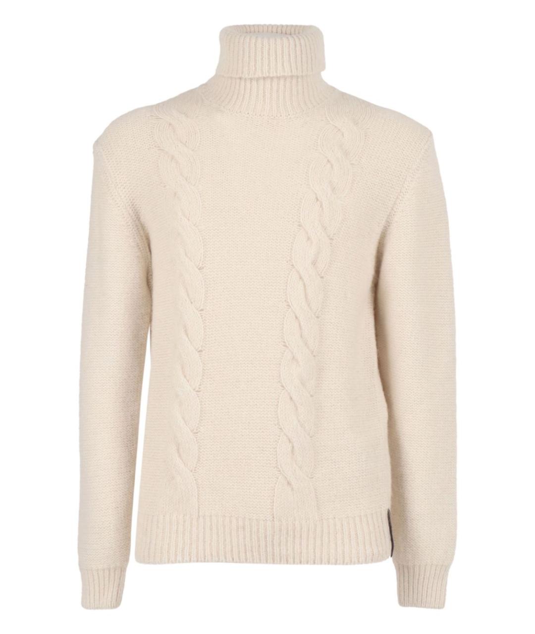 K-WAY Бежевый хлопковый джемпер / свитер, фото 1