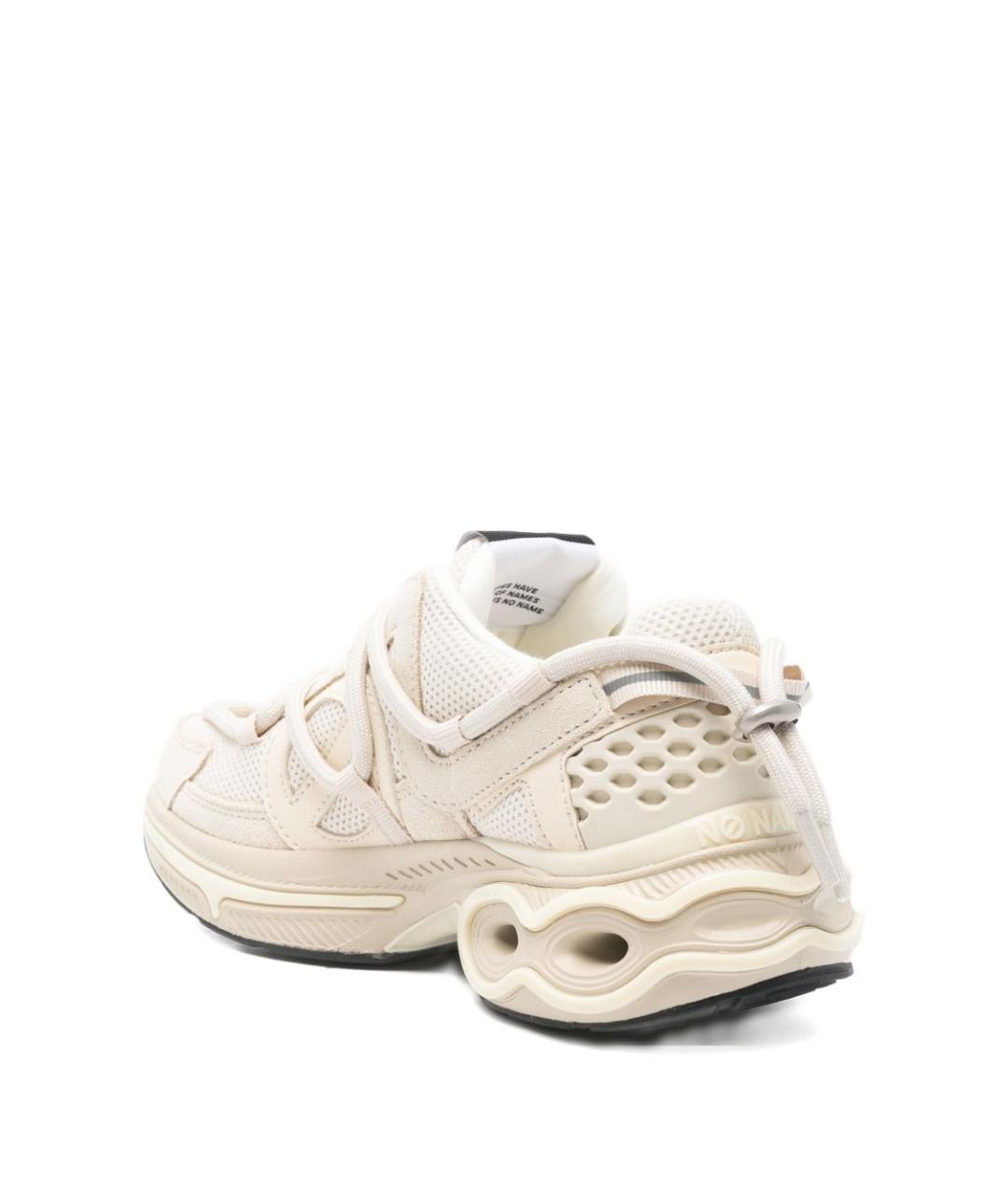 NO NAME Бежевые текстильные кроссовки, фото 4