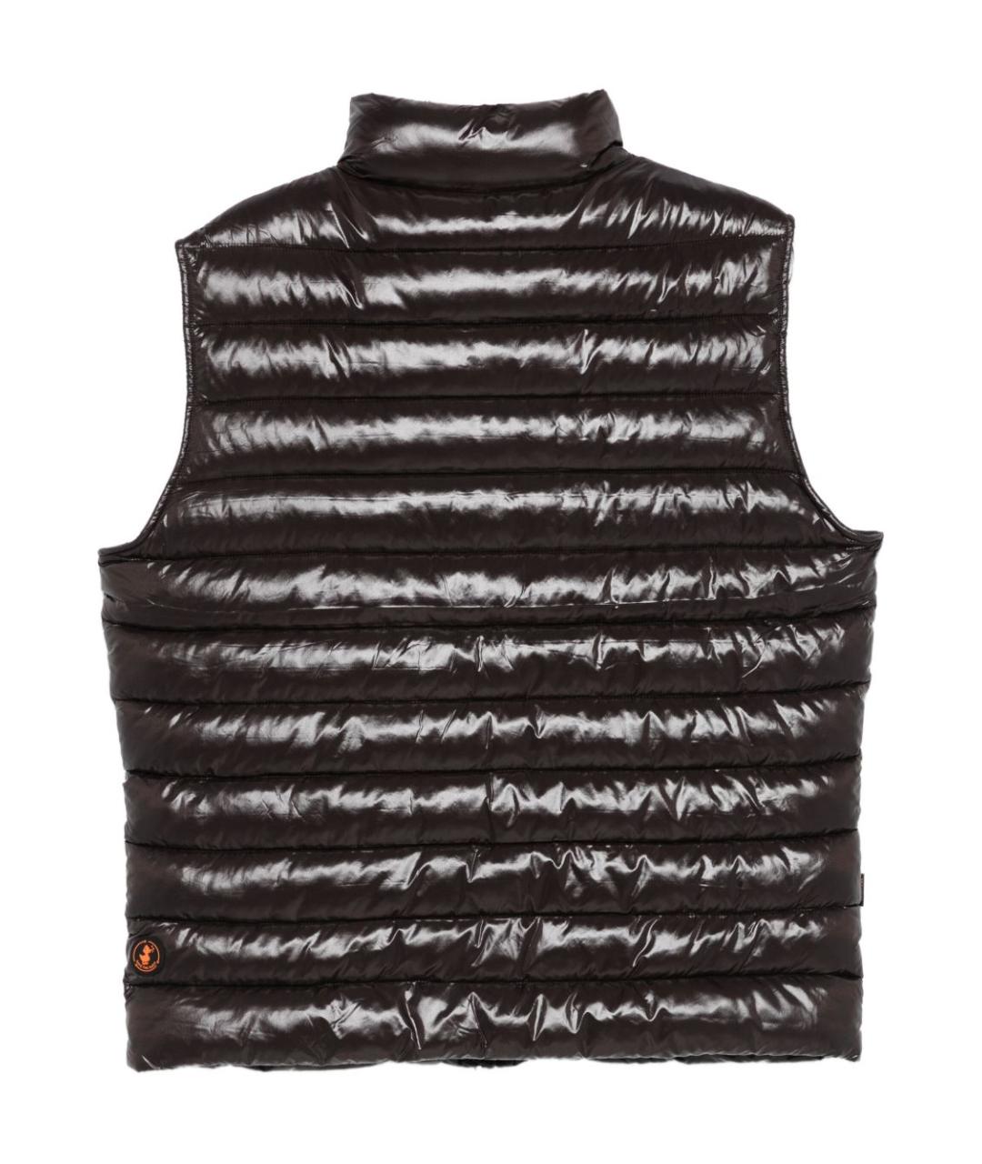 SAVE THE DUCK Коричневый полиамидовый жилет, фото 2