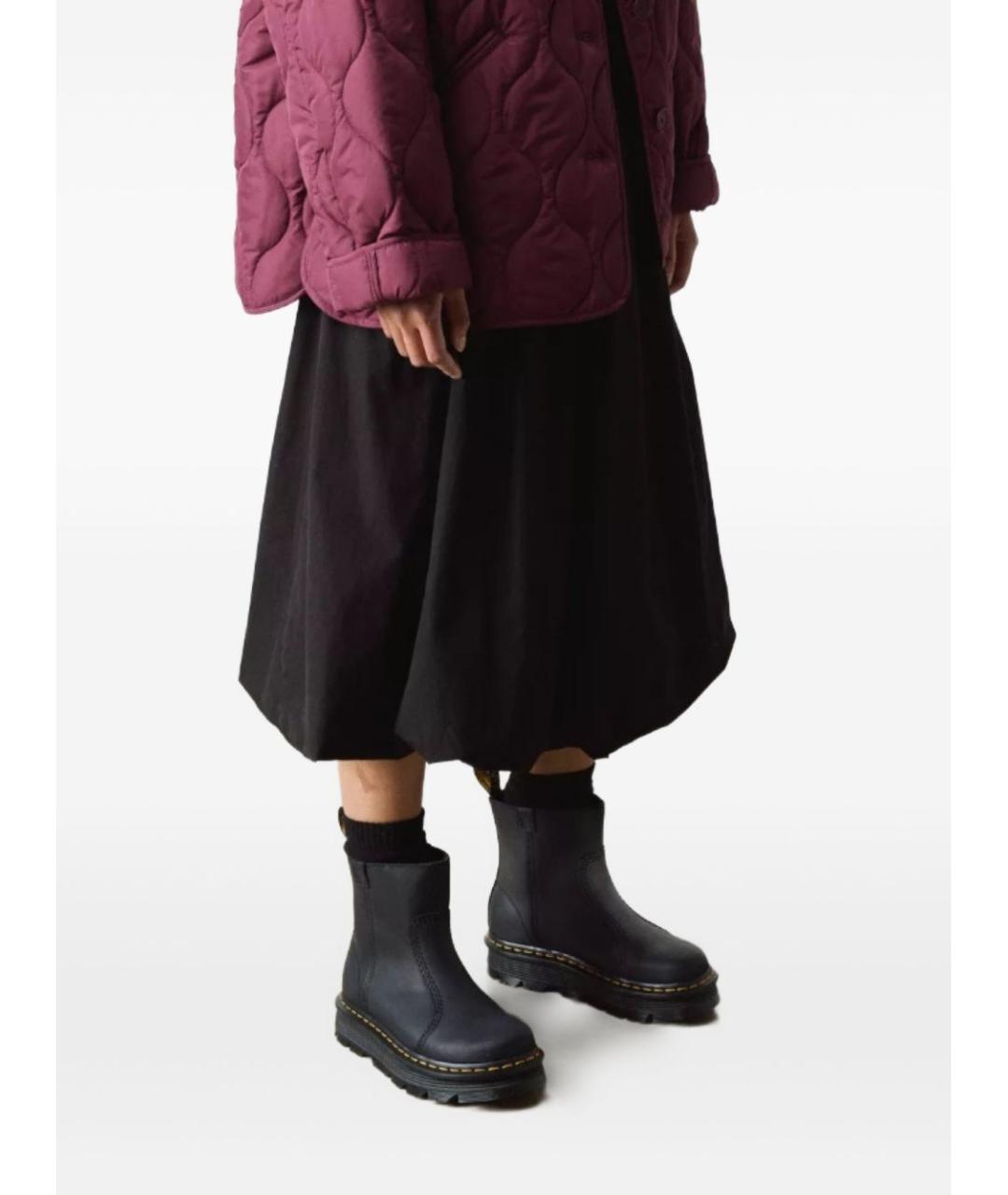 DR. MARTENS Черные кожаные ботинки, фото 3