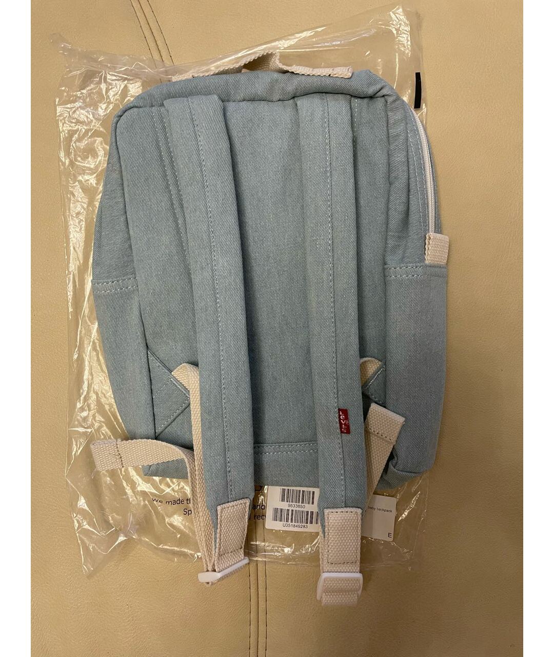 LEVI'S Голубой тканевый рюкзак, фото 2