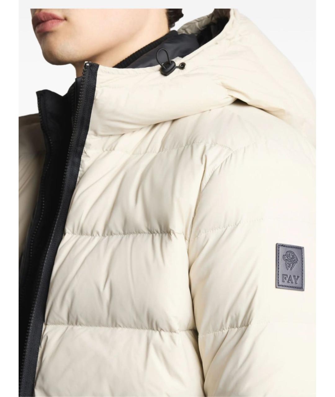 FAY Белый полиамидовый пуховик, фото 2