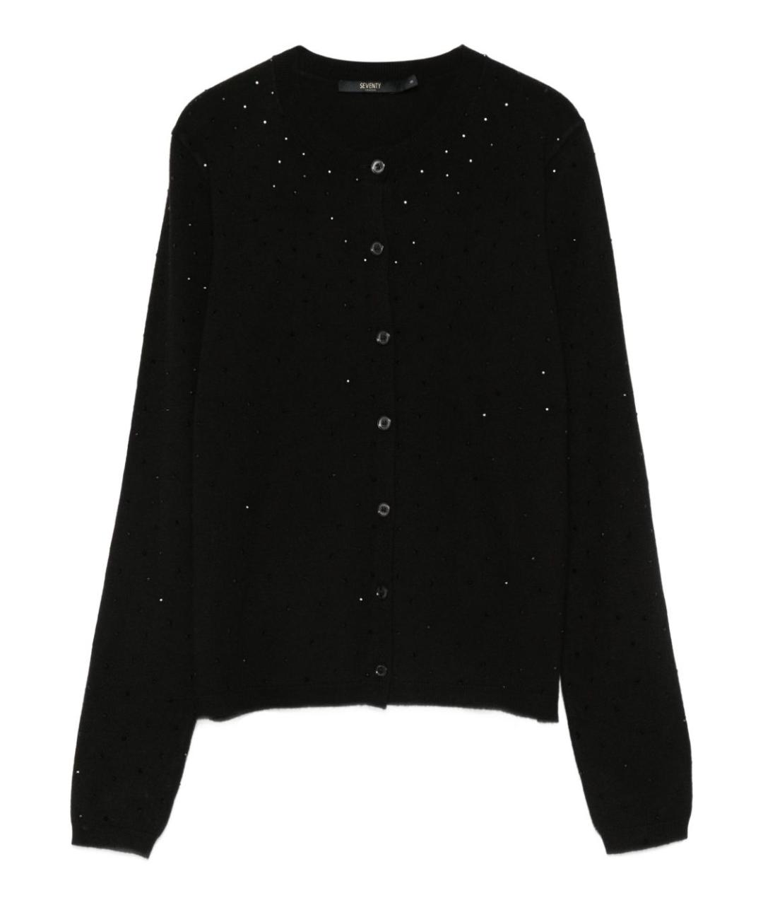 SEVENTY Черный вискозный джемпер / свитер, фото 1