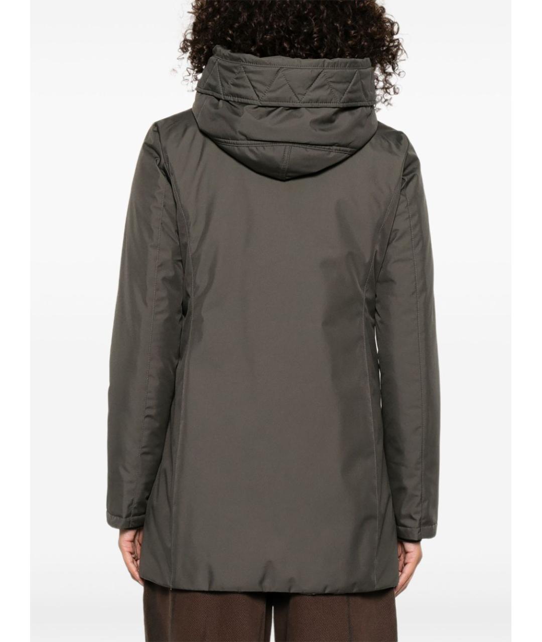 FAY Зеленая полиэстеровая куртка, фото 5