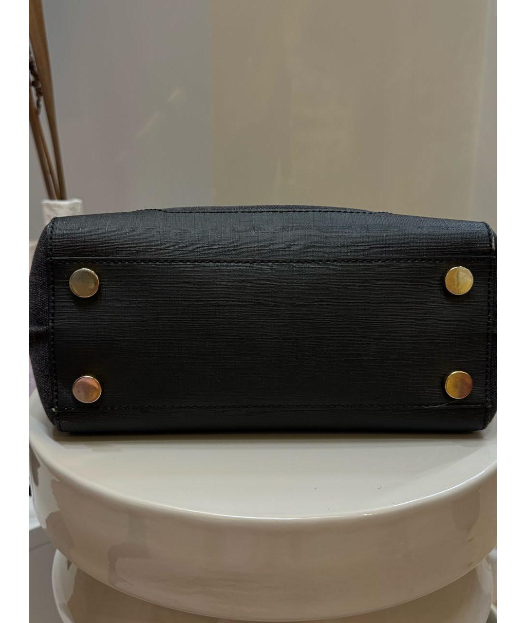 BALMAIN Темно-синяя тканевая сумка через плечо, фото 7