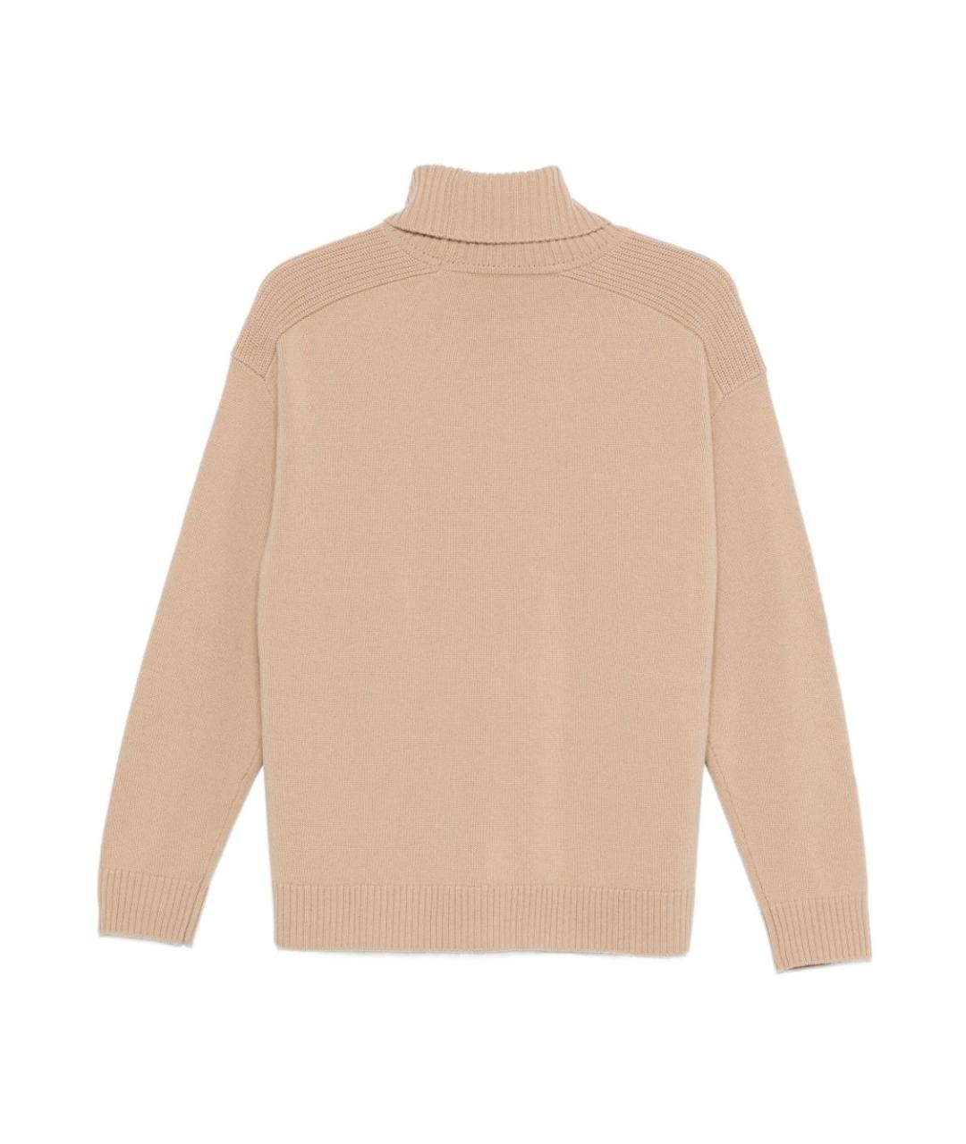 SEVENTY Бежевый шерстяной джемпер / свитер, фото 2