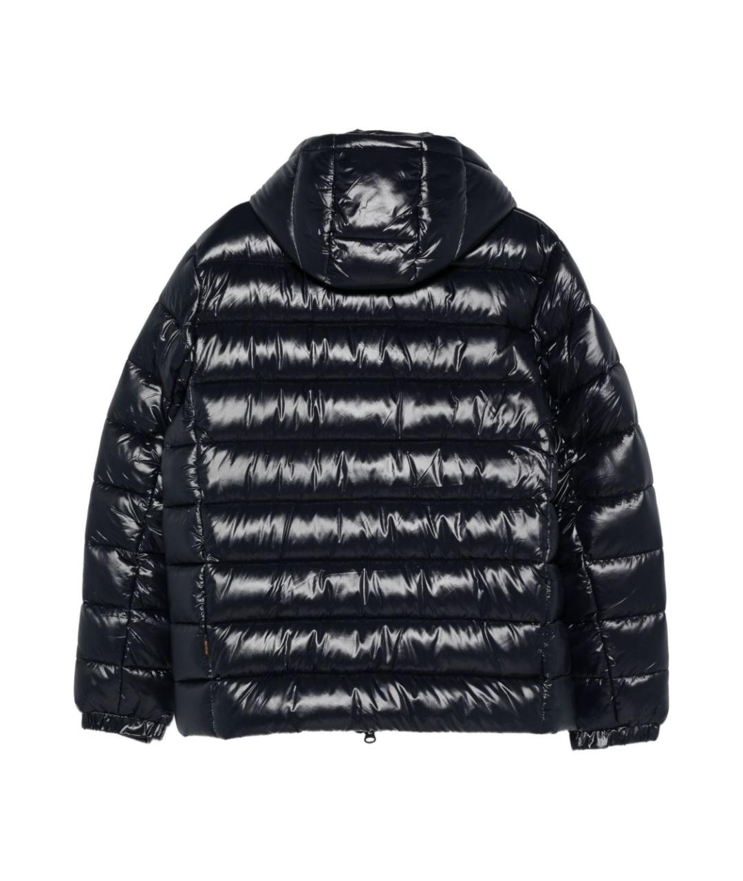 SAVE THE DUCK Черный полиамидовый пуховик, фото 2