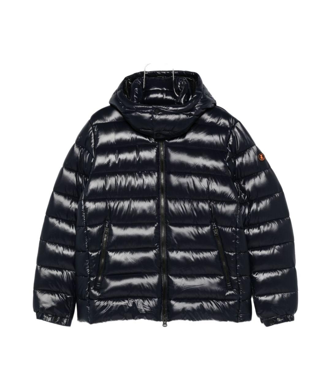 SAVE THE DUCK Черный полиамидовый пуховик, фото 1