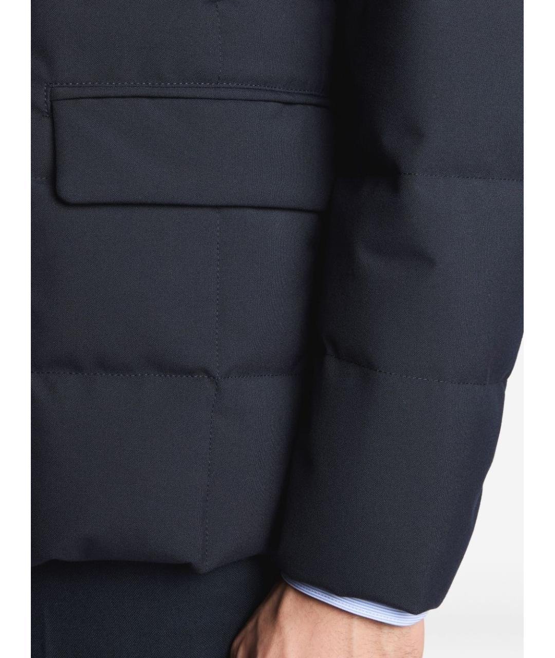 FAY Синяя полиэстеровая куртка, фото 4