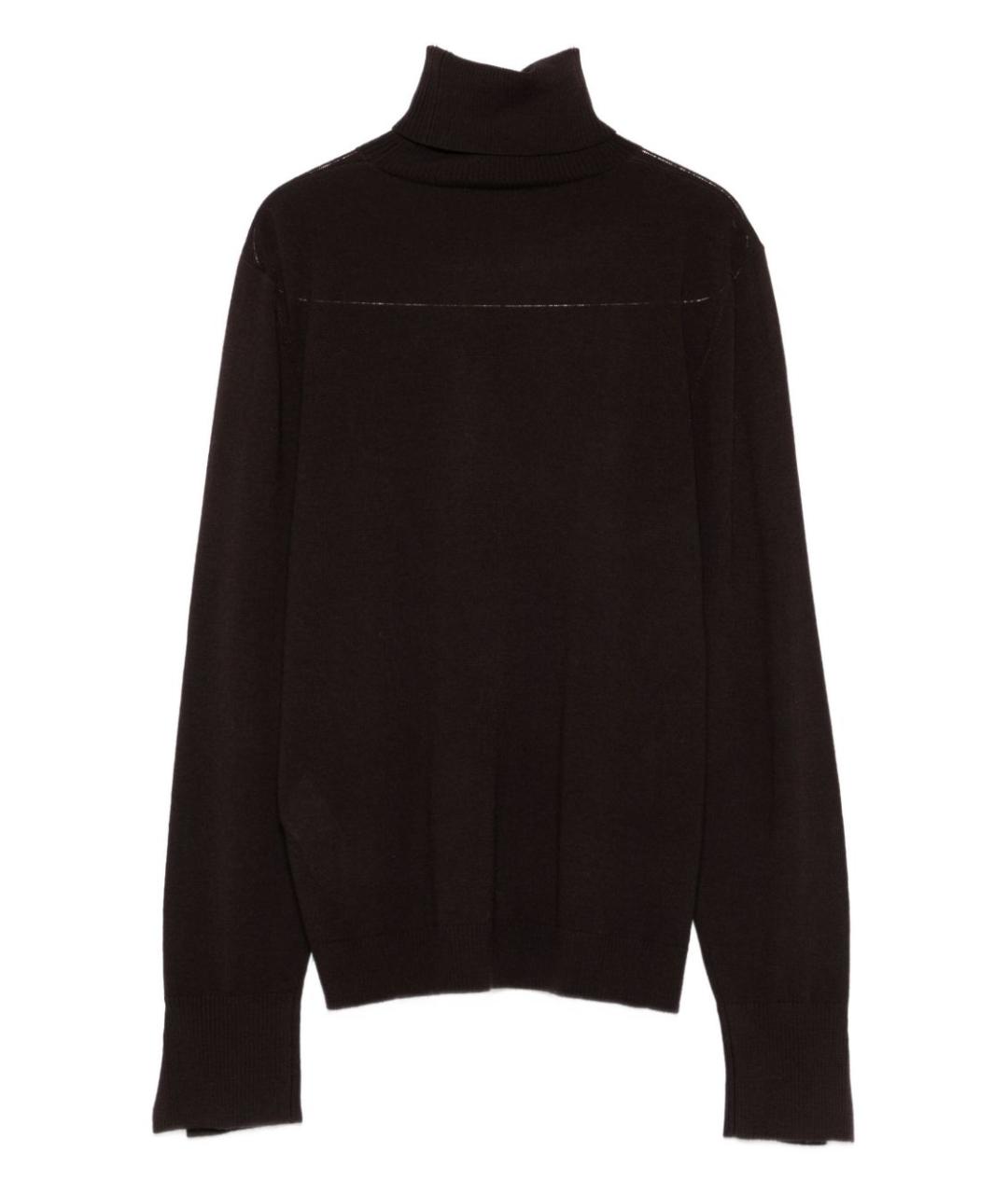 SEVENTY Коричневый шерстяной джемпер / свитер, фото 2