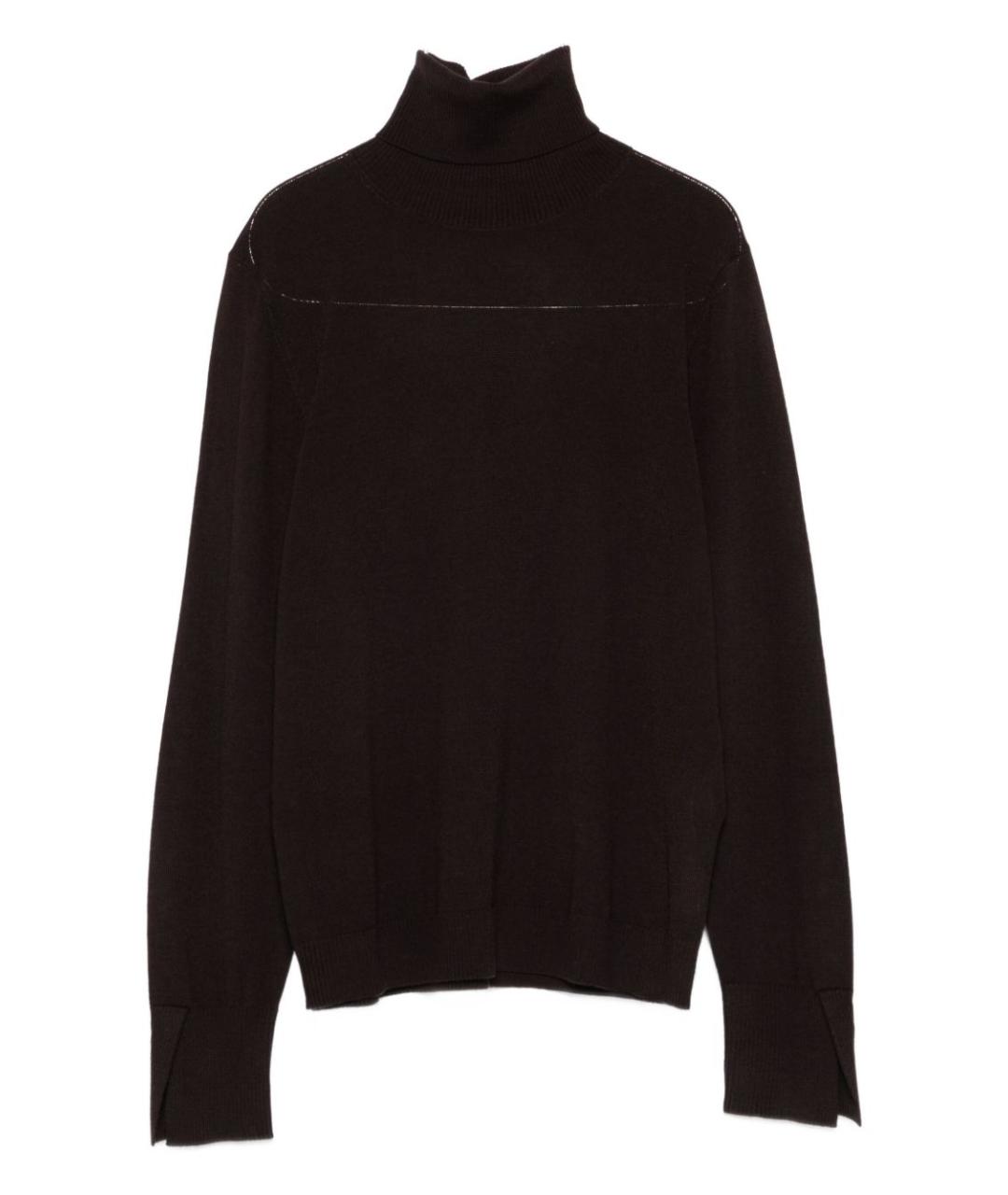 SEVENTY Коричневый шерстяной джемпер / свитер, фото 1