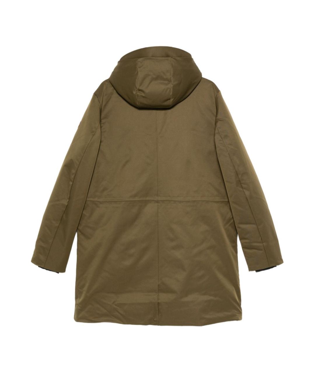 SAVE THE DUCK Зеленая полиэстеровая парка, фото 2