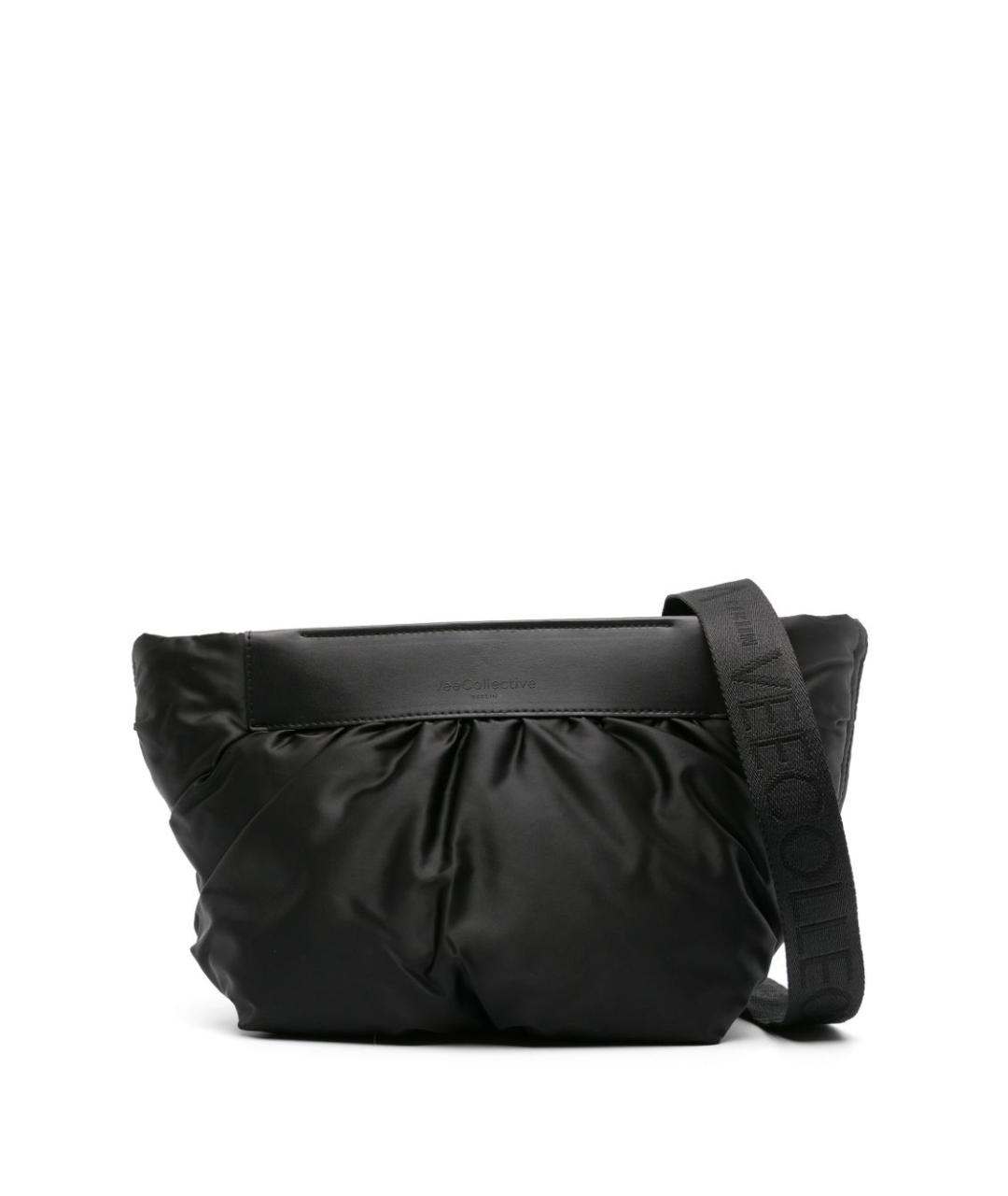 VEECOLLECTIVE Черная тканевая сумка через плечо, фото 1