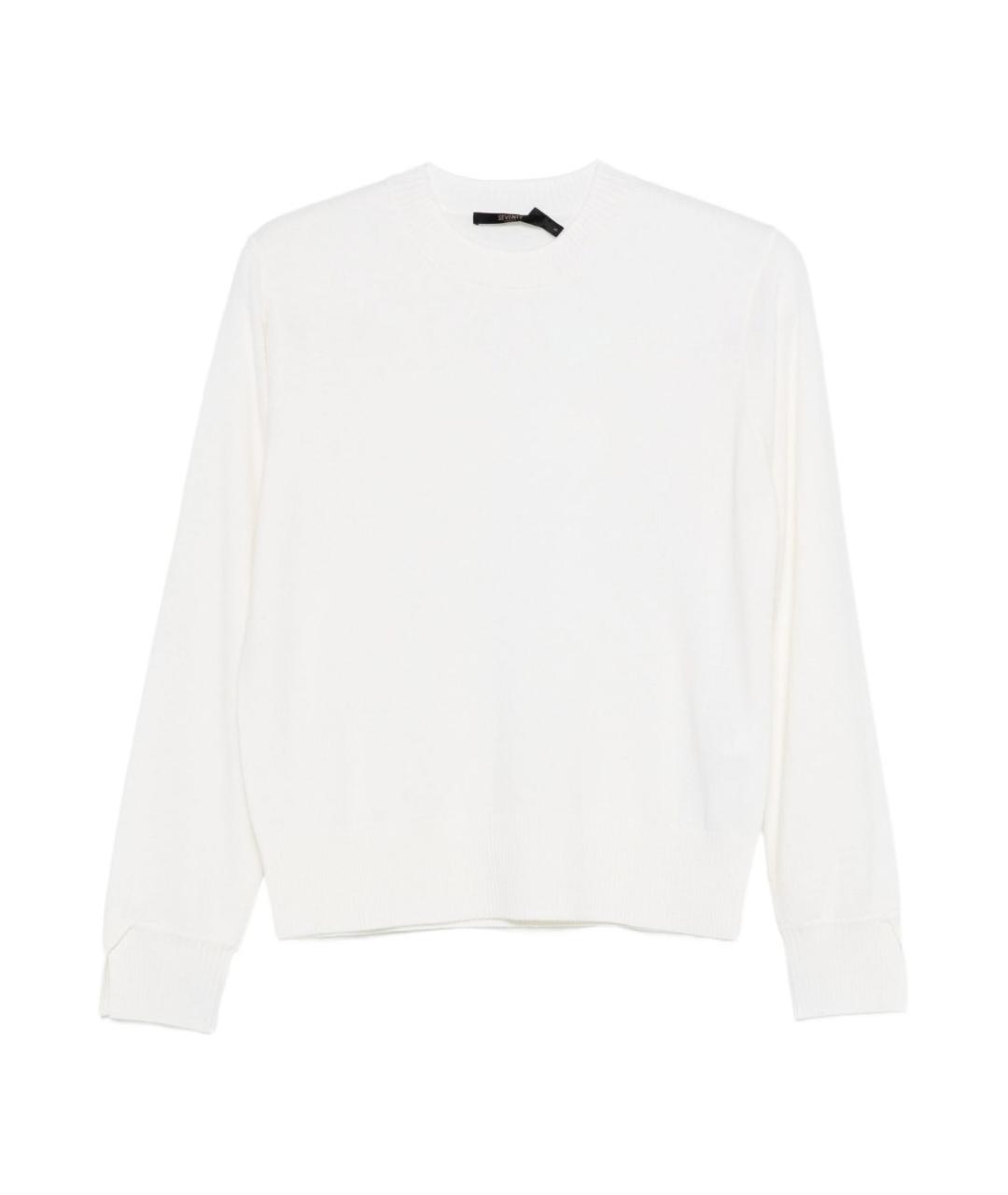 SEVENTY Белый шерстяной джемпер / свитер, фото 1